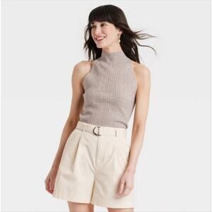 A New Day High-neck Sleeveless Sweater Top Size XXL NWOT✨